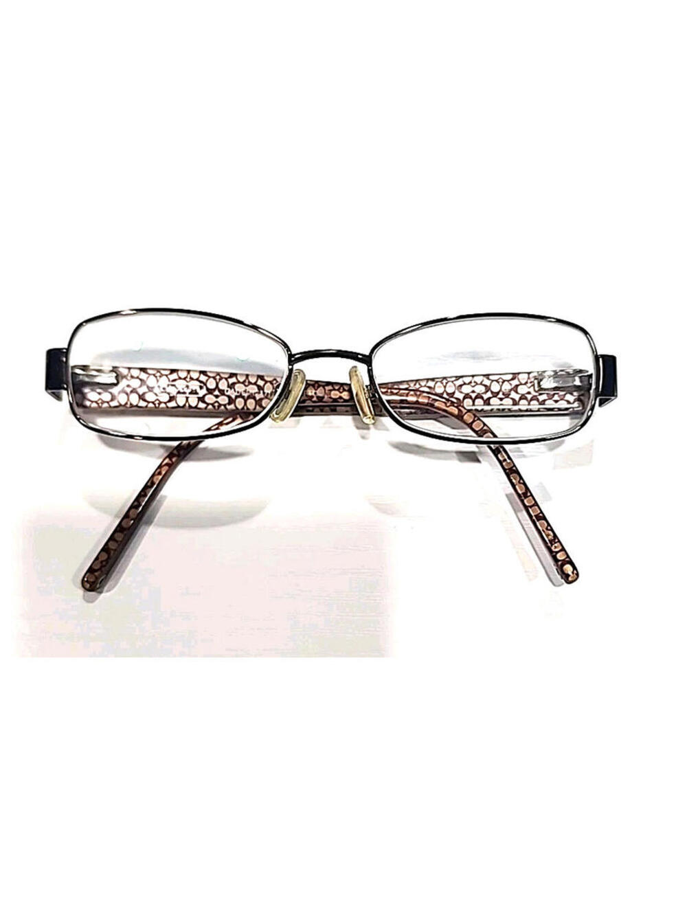 COACH 217 CADEN Small Brown Metal Eyeglasses Frames 48-16 135